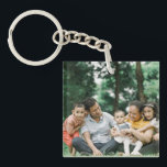 Customized 2 Family Photo Double Sided Template  Keychain<br><div class="desc">Customized 2 Family Photo Double Sided Template Keychain</div>