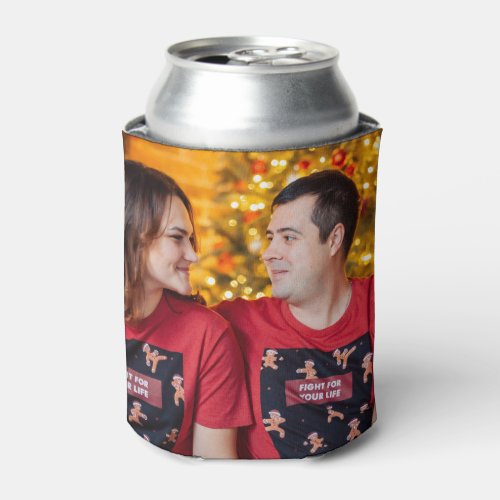 Customized 2 Photo Double Sided Can Cooler