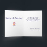 Customized "3D" Great Grandson Birthday Poem Card<br><div class="desc">Personalize your own year, greeting and even your poem for your great grandson. They are hard cards to find, but not here! Adorable 3D-style(only 3D-style artwork, not real 3D, and it won't need special glasses) cartoon dinosaur is perfect for your beloved little one. Personalize it using our Design Tool on...</div>