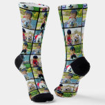 Customized 4 Photo Collage Socks