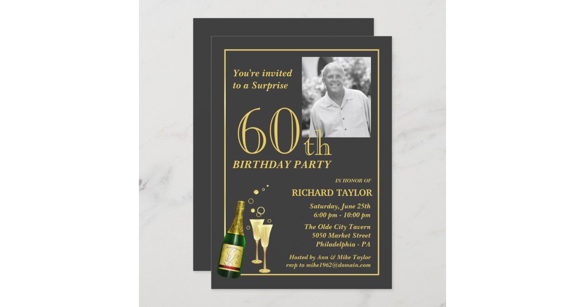 Customised Birthday Invitation Card 