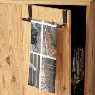 Customized 8 Photo Collage Kitchen Towels