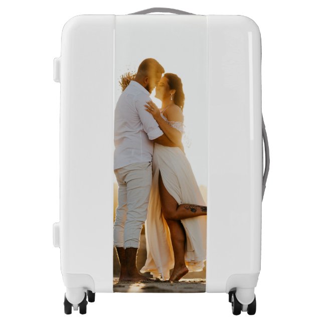 Customized Add Your Own Photo  Luggage (Front)