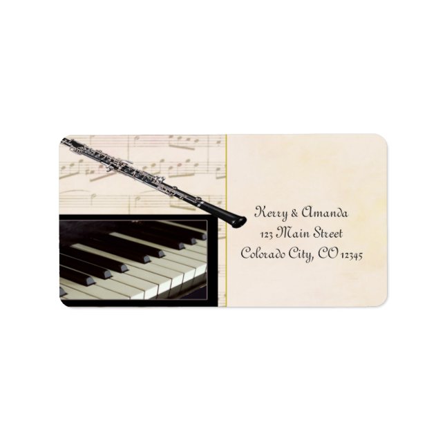Customized Address labels for Kerry and Amanda (Front)