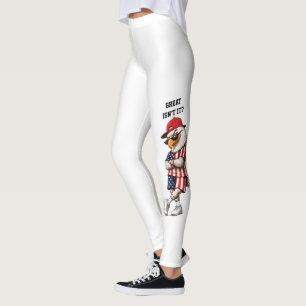Customized American Eagle Funny Patriotic Leggings