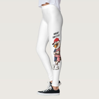 Customized American Eagle Funny Patriotic Leggings