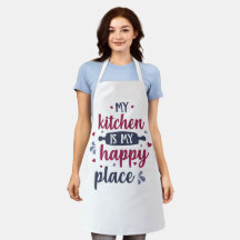 Customized Aprons with Playful Kitchen Quotes