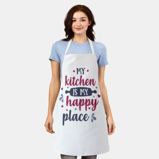 Customized Aprons with Playful Kitchen Quotes