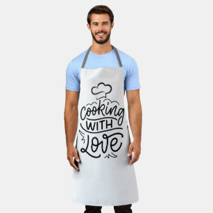 Personalized Chef Apron Embroidered Kitchen Design Aprons for Women an —  Place4Print - Best Place Printing & Embroidery, Aprons, Caps