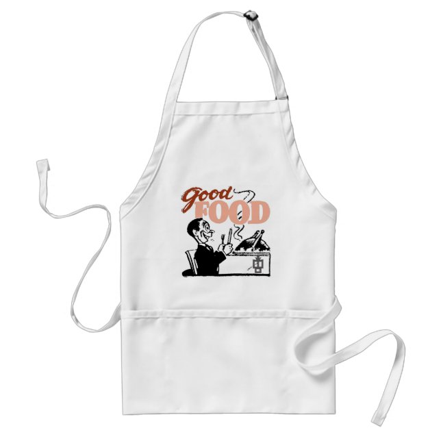 Customized aprons with symbol of enjoyment. (Front)