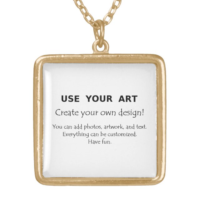 Customized art photo pendant necklaces fun gift (Front)