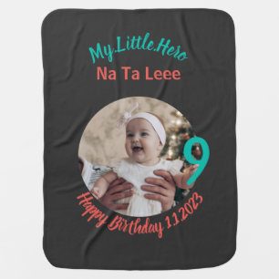 Customized Baby Birthday with Customized Blanket