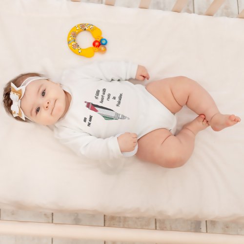 Customized Baby Bodysuit for Palestinian Babies