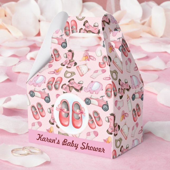 Customized Baby Girl Shower  Favor Boxes (Wedding)