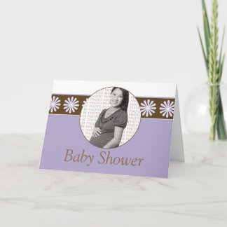 Customized Baby Shower Invitation Mommy Photo