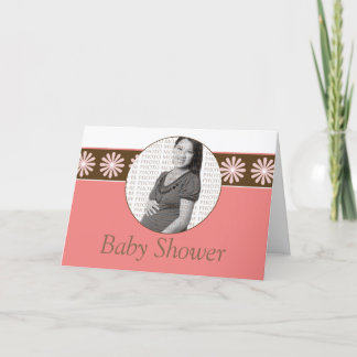 Customized Baby Shower Invitation Mommy Photo