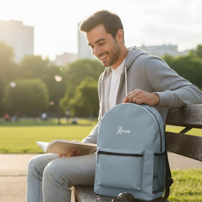 Customized backpack with initials of the name (Creator Uploaded)