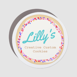 Customized Bakery Personalized Cookie Car Magnet