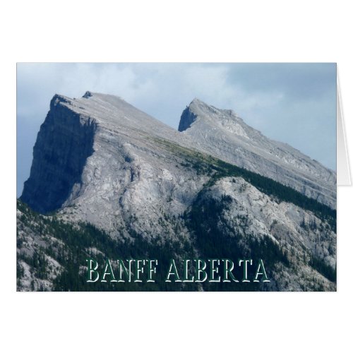 Customized Banff  Alberta Card Banff Souvenir Car