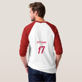 Customized Baseball Team Name and Number Shirts (Back Full)