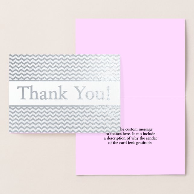 Customized & Basic "Thank You!" Card (Display)