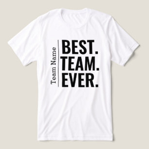 Customized Best Team Ever Teammate Coworker Gift Tri-Blend Shirt