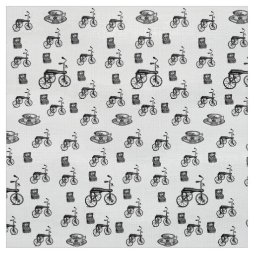 customized bicycle vintage fabric