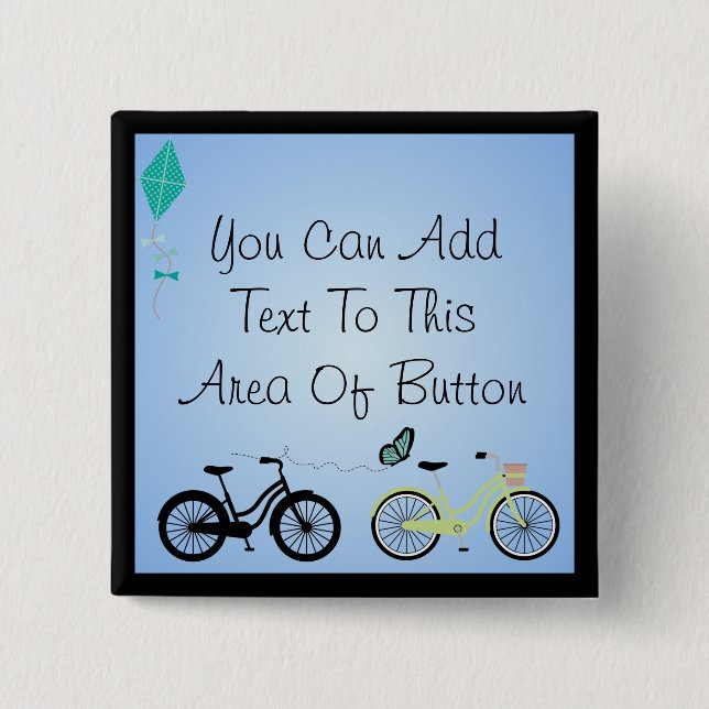 Customized Bicycles Button (Front)