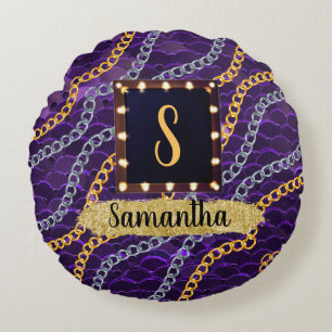 Customized Birthday Gift For Wife, Friend, Sister Round Pillow