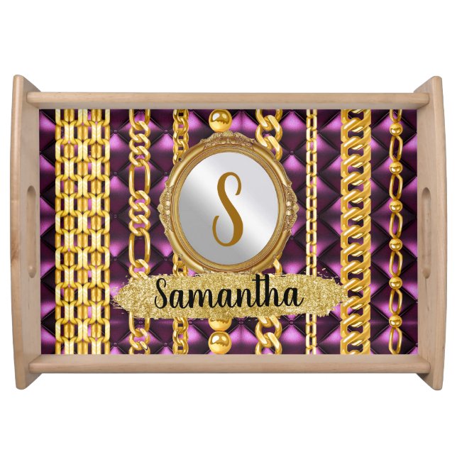Customized Birthday Gift For Wife, Friend, Sister Serving Tray (Front)