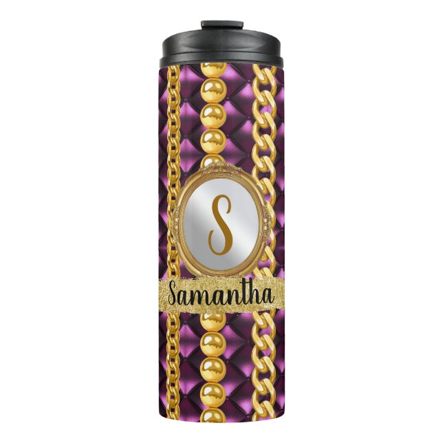 Customized Birthday Gift For Wife, Friend, Sister Thermal Tumbler (Front)