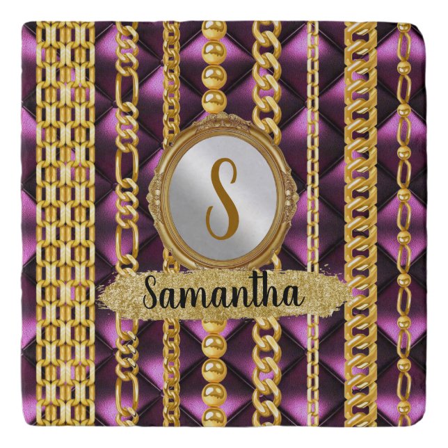 Customized Birthday Gift For Wife, Friend, Sister Trivet (Front)