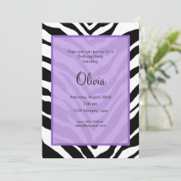 Customized Birthday Invitation Zazzle Customized Birthday Invitation Zazzle