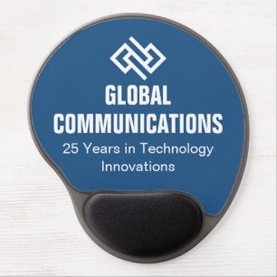 Customized Blue Business Software Company Gel Mouse Pad