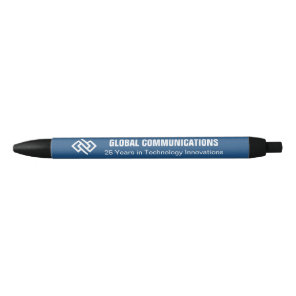 Customized Blue Computer Software Company Pen