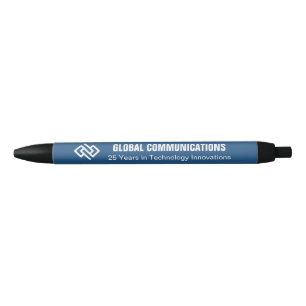 Customized Blue Computer Software Company Pen