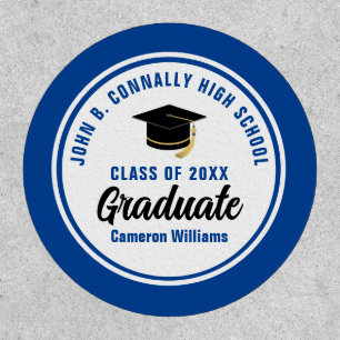Customized Blue Graduate 2026 Graduation Patch