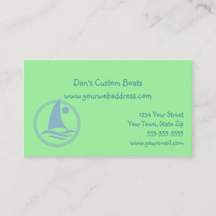 Customized Boat Business Cards