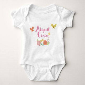 Customized Body Suit Abigail Grace Baby Bodysuit