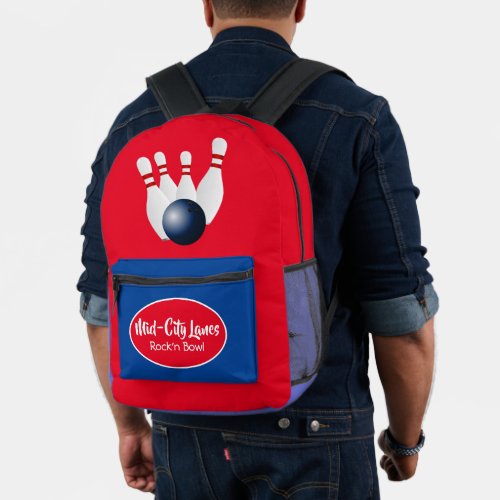 Customized Bowling Shoe Bag Backpack