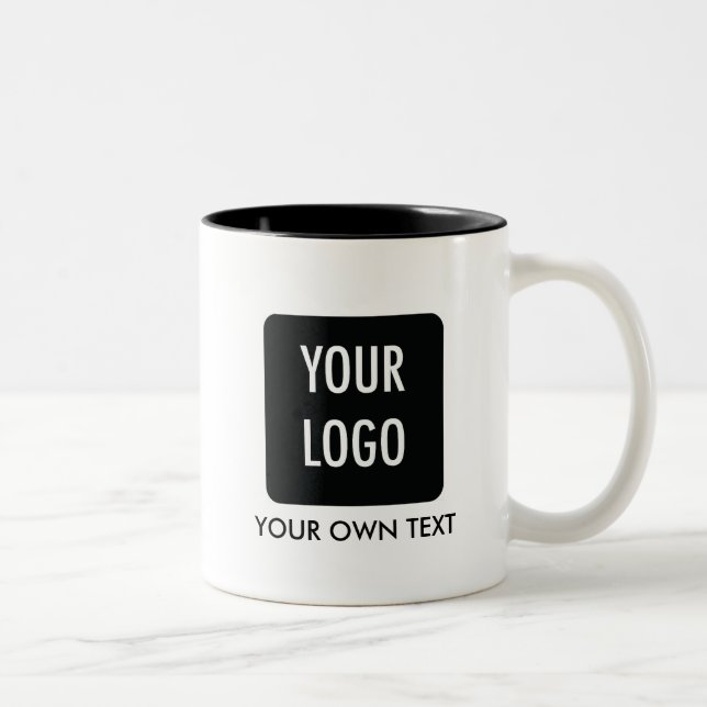 Customized branded company logo mug (Right)