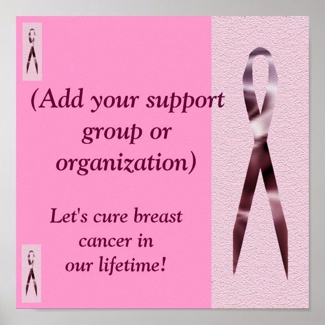 Customized Breast Cancer Awareness Poster (Front)