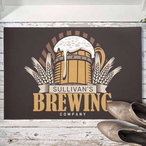 Customized Brewery Craft Beer Brewing Company Bar Doormat
