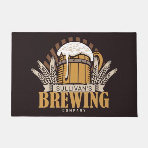 Customized Brewery Craft Beer Brewing Company Bar Doormat