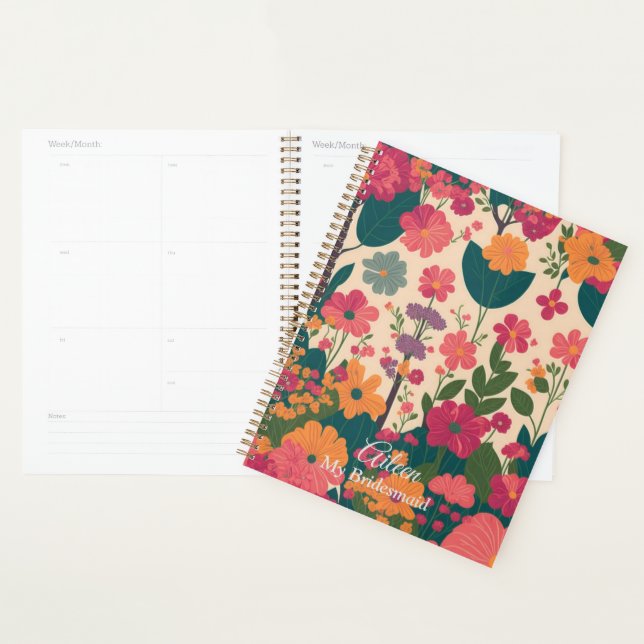 Customized Bridesmaid Gift Idea Planner (Display)