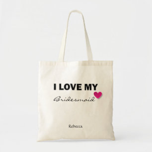Customized Bridesmaid Tote Gift Bag
