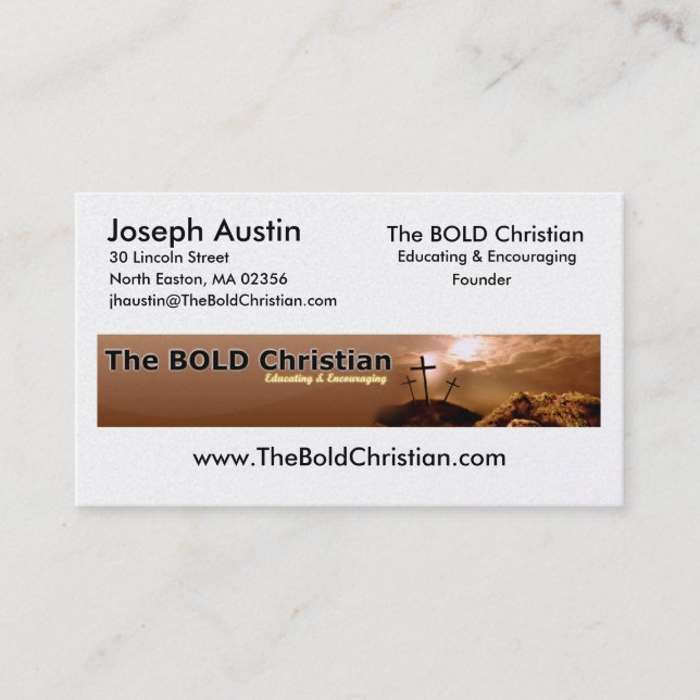 Customized Business Cards (Front)