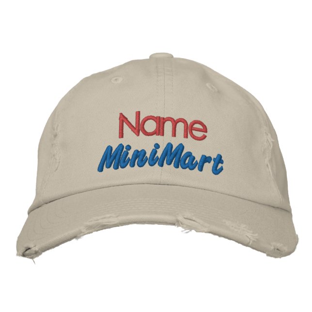 Customized Business   Embroidered Baseball Cap (Front)