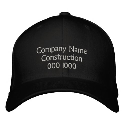 Customized Business   Embroidered Baseball Cap