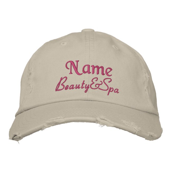 Customized Business   Embroidered Baseball Cap (Front)